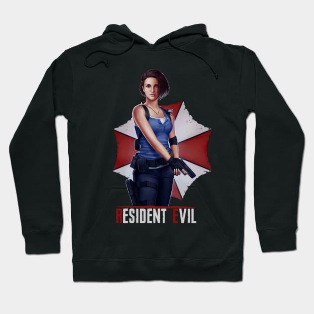 Jill RE3 Hoodie by xartt